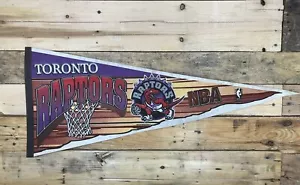 NBA Toronto Raptors Vintage 1990's Tag Express Team Logo Pennant - Picture 1 of 5