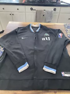 MENS NBA NIKE ATLANTA HAWKS #24 CITY EDITION JACKET TEAM ISSUED BLACK/BLUE XXL - Picture 1 of 10