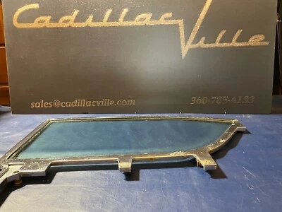 1957 Cadillac седан LH DS задняя дверь стекла DeVille Fleetwood 4 двери б/у оригинал - Изображение 1 из 4