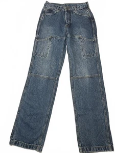 Blue Collection Women's Carpenter Jeans Size 29 VTG Denim Workwear - Picture 1 of 10
