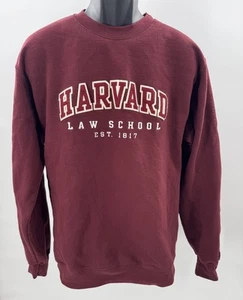 Champion Harvard Law School Crewneck Sweatshirt Herren L purpurrot bestickt - Bild 1 von 8