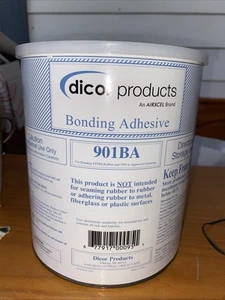 Adhesivo de membrana de techo Dicor 901BA-1 acrílico a base de agua lata de 1 galón individual - Imagen 1 de 2
