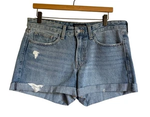 Lucky Brand Size 8/29 Boyfriend Jean Shorts Denim - Picture 1 of 8
