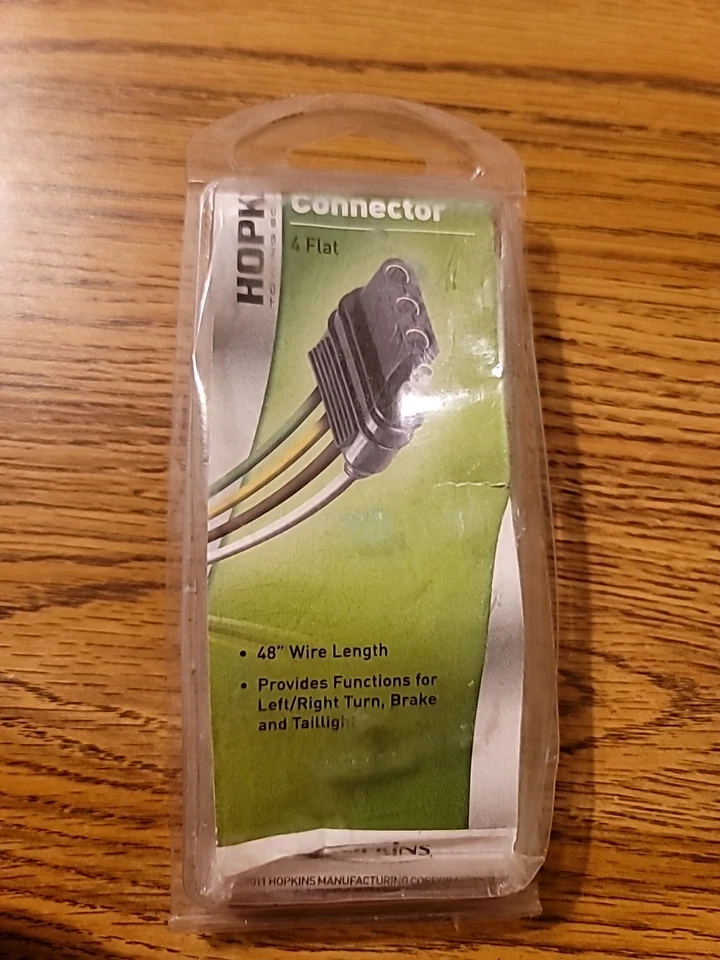 4 плоских провода автомобильный разъем 48035 Hopkins США (новый) автомобиль к прицепу - Изображение 1 из 3