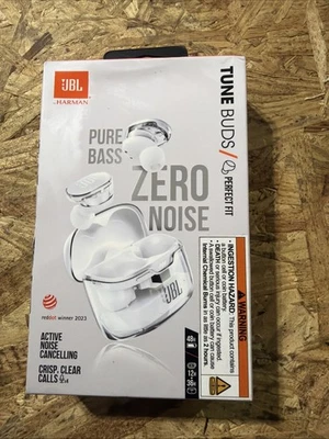 Auriculares JBL Tune Buds True Wireless Bluetooth con cancelación de ruido - blanco fantasma Foto 1 de 4