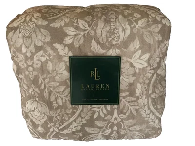 Ralph Lauren  Sonoma Valley  Grey  Cotton Linen  Comforter  FULL / QUEEN Rare! - Image 1 of 4
