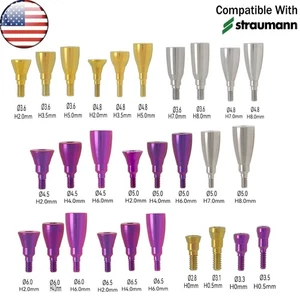 US Dental Healing Abutments Fits Straumann ITI Bone Level Closure Caps NC/RC - Picture 1 of 66