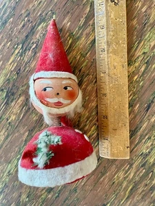 Decoración vintage de Navidad SANTA 16" Papá Noel ALEMANIA OCCIDENTAL - Imagen 1 de 4