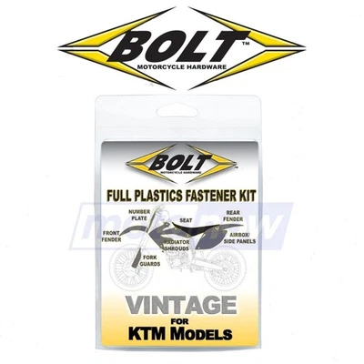 Bolt MC Plastic Fastener Kit for 1998-2000 KTM 400 SC - Shop Hardware zm Foto 1 de 4