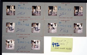 Group in Italy 5x Stereo Realist slides 1950s slip in mounts Kodachrome - Picture 1 of 10