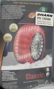 Shark C60066 Classic Issue Snow Socks for Traction, Size 66 - Picture 1 of 2