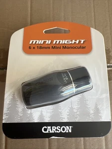 Carson Optical-Close-Up 7x18MM Tactical Monocular w/ Lanyard & Carry Case *NEW* - Picture 1 of 4