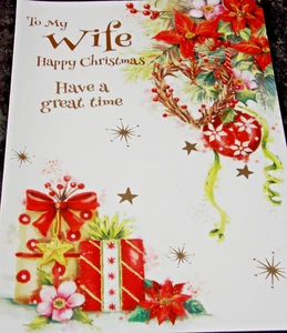 To My Wife, Christmas Card. (R138). - Picture 1 of 3