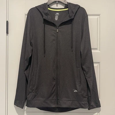 Chaqueta ligera con capucha gris oscuro Pro Player para hombre talla M Foto 1 de 4