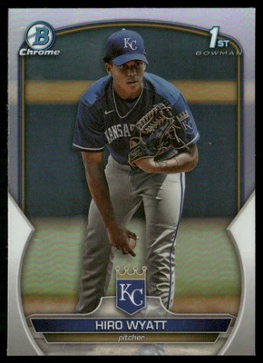 2023 Bowman Draft Chrome Prospects Refractors Hiro Wyatt #BDC-80 TS8-1 - Image 1 of 2
