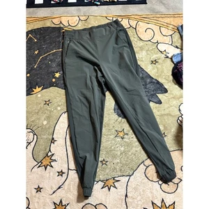 Athleta strukturierte Brooklyn Jogginghose olivgrün Damengröße 6 - Bild 1 von 3