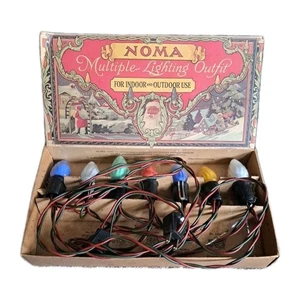 VtgNoma Multiple Lighting Outfit Equipped W/Mazda Lamps In Original Box Tested - Picture 1 of 7