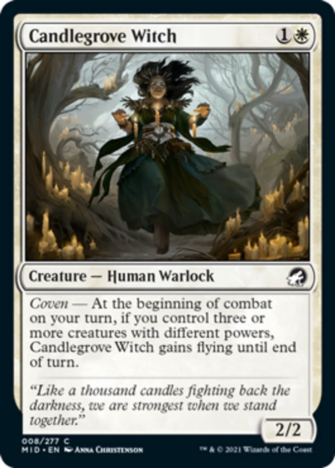 x1 Candlegrove Witch - Innistrad: Midnight Hunt - NM - MTG - Image 1 of 1