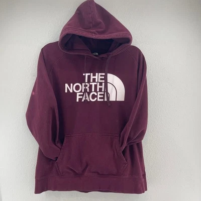 Sudadera con Capucha The North Face Borgoña Logo Para Mujer Talla L Pullover Sudadera LEER Foto 1 de 4