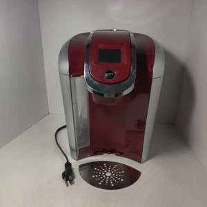 Red Keurig 2.0 Touchscreen Digital Coffee Maker, Tested Missing Drip Tray - Picture 1 of 5