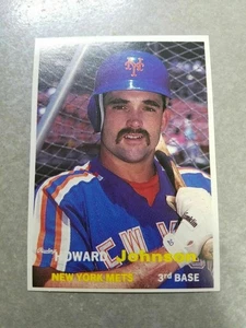 Howard Johnson New York Mets #40 1990 SCD Baseball Card Price Guide Oddball - Picture 1 of 1