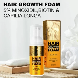 Hair Growth Foam for Women Men with Biotin Capilia Longa Hair Regrowth Treatment - Picture 1 of 6
