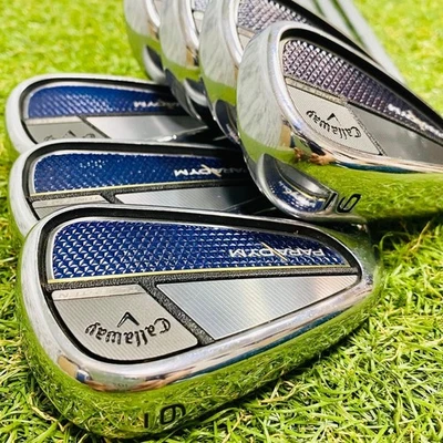 【Left-Handed】Callaway Paradigm Men's Iron Set, 7-Piece, Steel Shaft, S YAR70729A - Image 1 of 4
