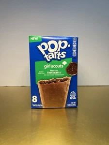 ⚫️ Neu Pfadfinder Kellogg’s Pop Tarts Frosted Thin Mints Chocolate Style (8ct) - Bild 1 von 2