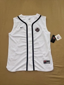 NIKE NY Mets WHITE Mesh Batting AUTHENTIC BP SLEEVELESS Jersey - Bild 1 von 15