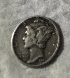 1944 Mercury Dime Silver "In Cod We Trust" Error - Picture 1 of 3