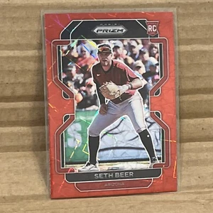 2022 Panini Prizm baseball Red Velocity Prizm Seth Beer RC Diamondbacks - Picture 1 of 2