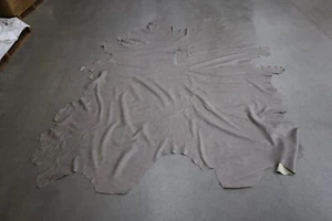 Gray Leather Hide Upholstery Whole Full Cow Hide 50 Square Feet Stunning #0519 - Picture 1 of 2