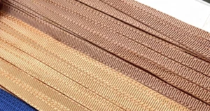 vintage grosgrain ribbon 1/4" trim edging 1yd made in France - Picture 1 of 5