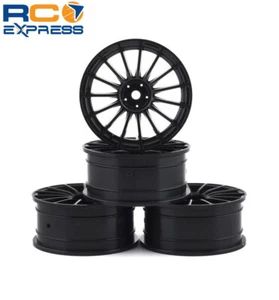 MST 24mm LM Felge (schwarz) (4) MSTMXS-832502BK - Bild 1 von 1