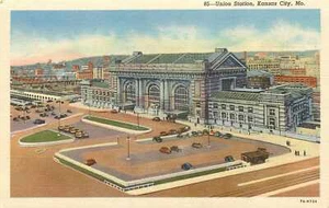 Postal Union Station Kansas City Missouri Fred Harvey  - Imagen 1 de 2