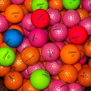 24 Titleist Velocity Assorted Color Mix Used Golf Balls - 4A Grade AAAA - Picture 1 of 1