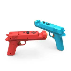 2pcs Gun Shape Handgrip Sense Joystick for Switch NS/NS OLED Game Controller - Picture 1 of 8