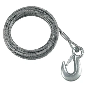 CABLE Y GANCHO CABRESTANTE GALVANIZADO FULTON 3/16"X25' 4200# - Imagen 1 de 1