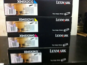 original Lexmark Tonersatz X945X2CG X945X2MG X945X2YG X945X2KG X940 X945 - Bild 1 von 1
