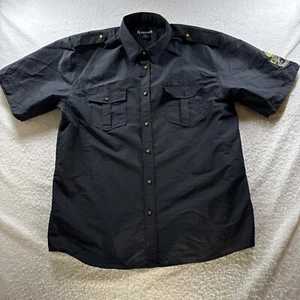 Red Ape Embroidered Crown Shirt Men Sz 4XL Spell Out Streetwear Hip Hop Skater 8 - Picture 1 of 10