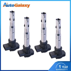 4X Ignition Coils For Audi A3/A4/A5/A6/Q5 VW Beetle/CC/Eos/Golf/Jetta UF-575 - Picture 1 of 7
