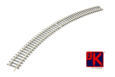 Hornby R607 - 2 x Double Curved Setrack 2nd Radius 438mm 00 Gauge - Image 1 of 4