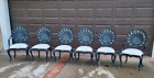 Set Of 6 Vintage Brown Jordan Grotto Dining Chairs - Original Finish - Very Nice