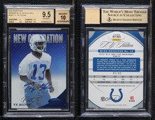 2012 Certified Mirror Blue Signatures /49 TY Hilton #305 BGS 9.5 Rookie Auto RC
