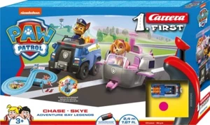 Carrera 1.First 63041 PAW PATROL Adventure Bay Legends Rennbahn mit 2 Autos - Picture 1 of 2