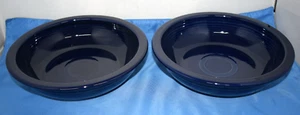 2X INDIVIDUAL PASTA BOWL cobalt blue FIESTA 8.25" 32 oz NEW F-1 - Picture 1 of 5
