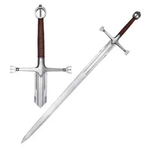 Hand Forged Gallow Glass High Carbon Steel Medieval Sword Irish Two Handed Sword - Picture 1 of 4