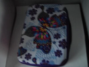 Purple Butterfly 60 Slots Diamond Painting Storage Case with tools labels - Picture 1 of 2