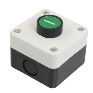 View large image Momentary Green Sign N/O Normal Open Push Button Switch Station - Picture 1 of 2