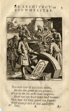 Antique Profession Print-ARCHITECT-St. Clara-1699